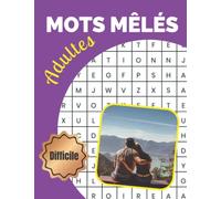 Mots mêlés Adultes - Difficile: livre pratique pour les adultes | Original cadeau
