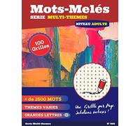 Mots Mêlés Adultes: Mots mêlés adulte Série Multi-thèmes N°2 | Cahier grand format | Version adaptée Senior avec thèmes variés