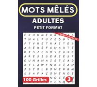 Mots Meles Adultes Petit Format: jeux de Mots de 100 Grilles pour Adultes, Ado, Personne âgée Format de poche - Idéal pour les vacances et voyages - ... pour le nouvel an et Noël ou Anniversaire