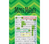 Mots Mêlés: Carnet de 40 grilles de mots à découvrir avec solutions
