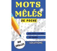 MOTS MÊLÉS DE POCHE: 1500 mots mêlés à découvrir | mots mêlés adultes | mots mêlés pour adultes et seniors | grilles grand format en pleine page