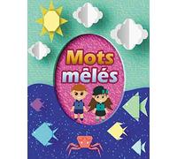 Mots mêlés: Dès 4 a10 ans - 20 thèmes différents- Enfants -mots mêlés carnet - gros caractères .