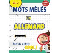 MOTS MÊLÉS EN ALLEMAND POUR LES SENIORS - COOL ! VOL.2 - DELTA CLASSICS