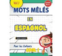 MOTS MÊLÉS EN ESPAGNOL POUR LES ENFANTS - COOL ! VOL.1 - DELTA CLASSICS