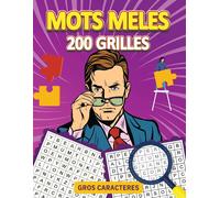 Mots Meles Gros Caracteres 200 Grilles