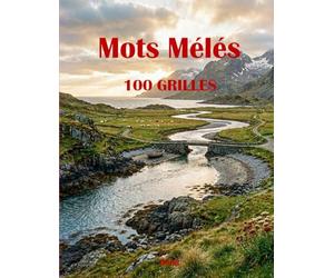 Mots Mêlés Mix: 100 Grilles Thématiques - 2 par Page - Avec Solutions