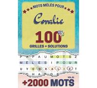 Mots mêlés pour Coralie: 100 grilles avec solutions, +2000 mots cachés, prénom personnalisé Coralie | Cadeau d'anniversaire pour femme, maman, sœur, fille, enfant | Petit Format A5 (14.8 x 21 cm)