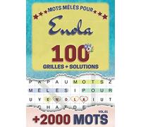 Mots mêlés pour Enola: 100 grilles avec solutions, +2000 mots cachés, prénom personnalisé Enola | Cadeau d'anniversaire pour femme, maman, sœur, fille, enfant | Petit Format A5 (14.8 x 21 cm)