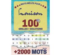 Mots mêlés pour Louison: 100 grilles avec solutions, +2000 mots cachés, prénom personnalisé Louison | Cadeau d'anniversaire pour femme, maman, sœur, fille, enfant | Petit Format A5 (14.8 x 21 cm)