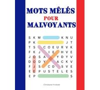 MOTS MÊLÉS POUR MALVOYANTS: Livre d’activités Jeu de 500 mots cachés Très gros caractères Plus de 60 grandes grilles avec solutions pour seniors et personnes âgées