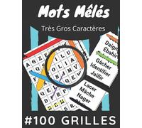 Mots Mêlés Pour Malvoyants Très gros Caractères: Cherche et trouve les mots cachés dans des grilles pour résoudre l'énigme | Pour Adultes , Séniors et ... gros caractères pour une visibilité optimale