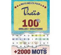 Mots mêlés pour Thaïs: 100 grilles avec solutions, +2000 mots cachés, prénom personnalisé Thaïs | Cadeau d'anniversaire pour femme, maman, sœur, fille, enfant | Petit Format A5 (14.8 x 21 cm)