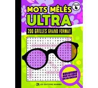 Mots Mêlés Ultra Volume #4: Mots mêlés et cachés pour adultes - Format 21,6 cm sur 27,9 cm: 200 grilles de jeux grand format