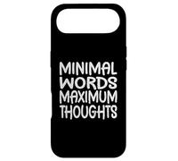 Mots minimaux, pensées maximales, Planification, pensée, ingénierie Coque pour iPhone Air