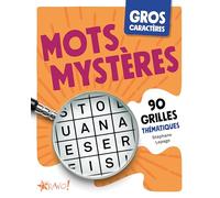 Mots Mystères - Gros caractères: 90 grilles thématiques