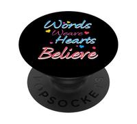 Mots Sincères Amour Connexion et Inspiration PopSockets PopGrip Adhésif