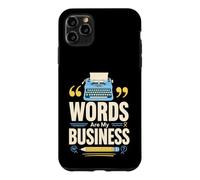 Mots sont Mon metier Ecrivain Machine a ecrire Coque pour iPhone 11 Pro Max