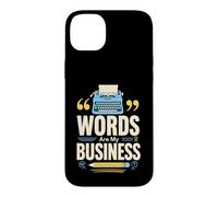 Mots sont Mon metier Ecrivain Machine a ecrire Coque pour iPhone 14 Plus