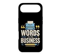 Mots sont Mon metier Ecrivain Machine a ecrire Coque pour iPhone Air