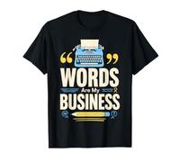 Mots sont Mon metier Ecrivain Machine a ecrire T-Shirt
