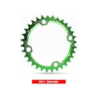 Motsuv-104bcd 32t/34t/36t/38t Narrond Vélo Plateau Vtt Pièces De Vélo Lumière Étoile Anneau Pour Shimano Série 104 Bcd Accessoire - Type Round Green-36t