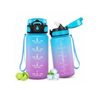 Motswedi Gourde, 500 ML Équipée d'une Paille Douce, Gourde Sport, Sans BPA, Clapet Étanche pour La Salle De Sport, Les Voyages, L'école et Les Promenades