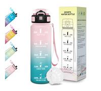 Motswedi Gourde Enfant 500 ml, sans BPA, Bouteille d'eau, Prévention des Fuites, Gourde Plastique, Compatible avec Les Boissons Gazeuses, Idéale pour l'école, Activités de Plein Air - Vert pastel