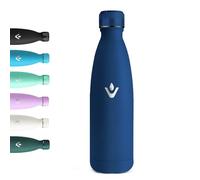 Motswedi Gourde Isotherme, 500ml, sans BPA, Gourde Inox Enfant, 24h Froid & 12h Chaud, Thermos Isotherme, Réutilisable, Bouteille d'eau, pour Randonnée, Sport, Fitness, Gym, Bleu Foncé