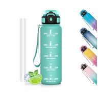 Motswedi Gourde, Sans BPA 500 ml, Gourde Avec Paille, Étanche Verrou De Sécurité, Bouteille, Citations De Motivation Pour s'hydrater,Bouteille d'eau