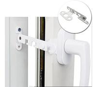 MOTT 50 Entrebâilleur de fenêtre, verrou de sécurité pour les enfants pour UPVC, bois, métal, aluminium avec vis pour fenêtre d'ouverture droite et gauche