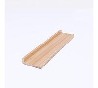 MOTT Étagère flottante avec rebord, étagère d'affichage rectangulaire, étagère murale en bois avec vis, étagère suspendue en forme de U, étagères murales décoratives pour la maison