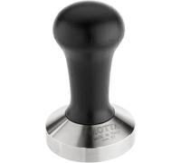 Motta 8120/M Tamper avec poignée en bois et base en acier inoxydable, Ø 49 mm, Marron