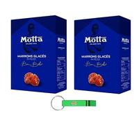 Motta Marron Glacès In Pezzi astuccio Marron Glacès Carton 2 x 350 g + Porte-clés Beni Culinari gratuit