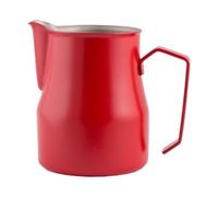 europa professional pot à lait enduit 500 ml, acier, rouge, 32,5 x 26,4 x 22,9 cm