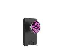 Mottes de zèbre mignons motif animal sauvage noir imprimé PopSockets PopWallet pour MagSafe