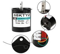 Motteur d'engrenage Synchrone Aimant Permanent, Moteur Synchrone à Aimant Permanent Miniature, Opération à Faible Bruit AC220V 28W 5-80r / Min avec Bobine de Fil de Cuivre pour l'automatisation (5
