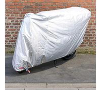 Mottez Housse moto A070P – Polyester 70 deniers, élastiques/sangle/œillets, 230x100x125 cm