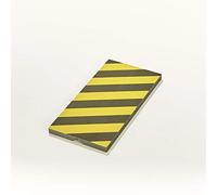 Mottez Mousse de protection A120S 50 x 25 cm Gris et jaune