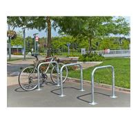 Mottez - Arceau Simple Range vélo à Platine - B883VGA, Gris