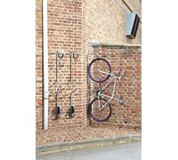 Mottez B123P Range vélo mural individuel "Antivol", Gris