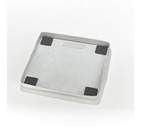 Mottez Tapis de rétention d'eau et antivibration B512V pour machine à laver à chargement frontal Gris