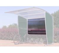 Mottez Bardage de fond en polycarbonate pour l’abri à vélos Mottez - B806V