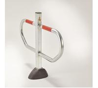 MOTTEZ Barrière de parking Design avec arceaux 60 cm
