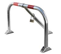 MOTTEZ Barrière parking rabattable fermeture cadenas