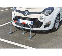 Mottez Barrière rabattable Éco Gris 75,5 cm