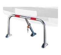 Mottez Barrière rabattable éco Gris 75.5 cm G