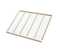 Mottez Cadre de verrière d’atelier en bois brut - 148,4 x 107,2 cm - M455P