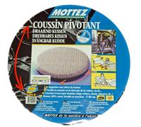 Mottez Coussin pivotant Gris 40 cm