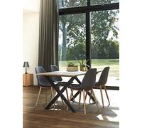 MOTTEZ M531CNO LOT 2 PIEDS CROIX H40CM NOIR