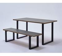 MOTTEZ M544CNO LOT 2 PIEDS COIN DROIT H90CM NOIR